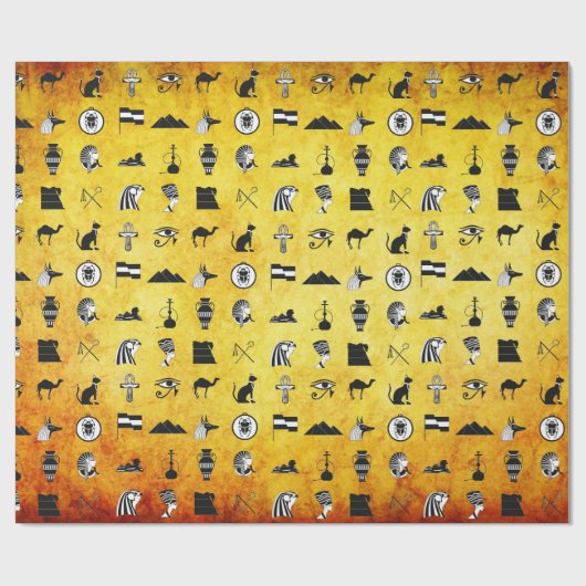 Egyptisch Gift Wrapping Paper Cadeaupapier (Vlak)