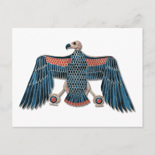 Egyptisch Goddess Nekhbet Pectoral Briefkaart (Voorkant)