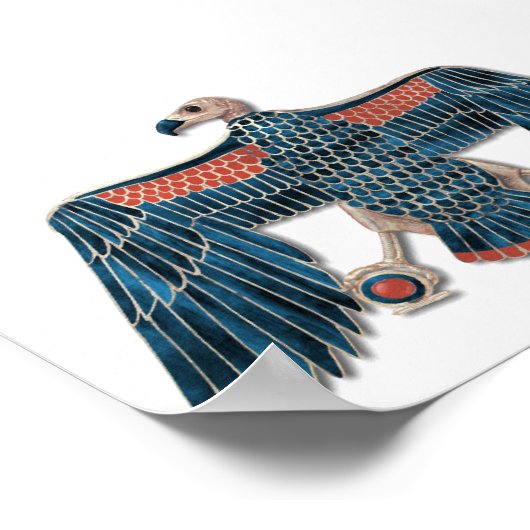 Egyptisch Goddess Nekhbet Pectoral Poster (Hoek)