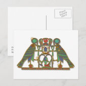Egyptisch godHorus-pectoraal Briefkaart (Voorkant / Achterkant)