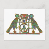 Egyptisch godHorus-pectoraal Briefkaart (Voorkant)
