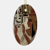 Egyptisch godin hiëroglyphikpatroon keramisch ornament (Rechts)