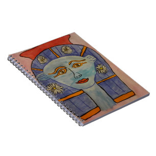 Egyptisch godin Spiral Notitieboek