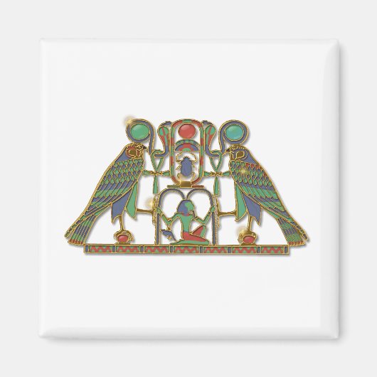 Egyptisch Gods Horus-pectoraal Magneet (Voorkant)