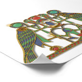 Egyptisch Gods Horus-pectoraal Poster (Hoek)