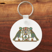 Egyptisch Gods Horus-pectoraal Sleutelhanger (Voorkant)