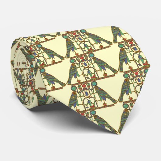 Egyptisch Gods Horus-pectoraal Stropdas (Opgerold)