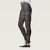 Egyptisch goud hiërogliefen Leggings (Links)