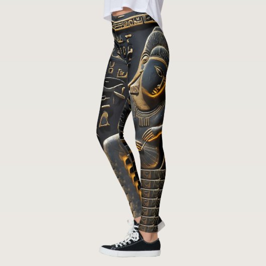 Egyptisch goud hiërogliefen Leggings (Links)