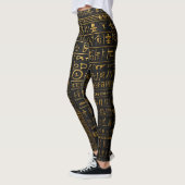 Egyptisch goud hiërogliefen Leggings (Links)