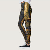 Egyptisch goud hiërogliefen Leggings (Links)
