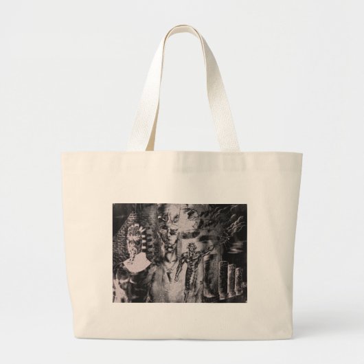 Egyptisch Grote Tote Bag (Voorkant)