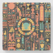 Egyptisch hiërogliefen stenen Onderzetter (Voorkant)