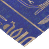 Egyptisch hiërogliefpatroon Gold Lapis Lazuli Tafelkleed (Gekanteld)