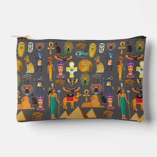 Egyptisch hiërogliefsymbool patroon farao      etui (Voorkant)
