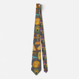 Egyptisch hiërogliefsymbool patroon farao stropdas