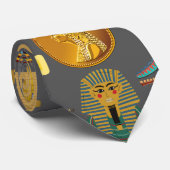 Egyptisch hiërogliefsymbool patroon farao stropdas (Opgerold)