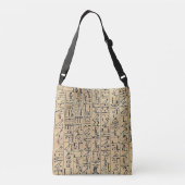 Egyptisch Hieroglyph-Tas Crossbody Tas (Achterkant)