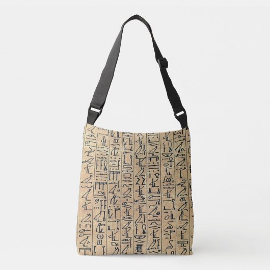 Egyptisch Hieroglyph-Tas Crossbody Tas (Voorkant)