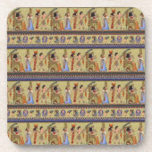 Egyptisch Hieroglyphics Cork Onderzetter (Voorkant)