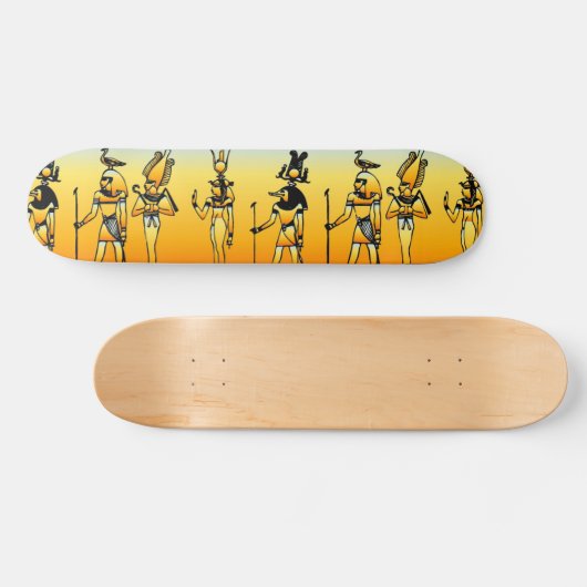 Egyptisch Hieroglyphics Skateboard (Horizontaal)