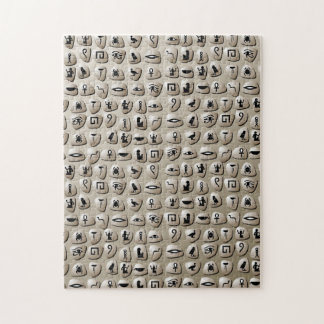 Egyptisch Hieroglyphics Stones Pattern Legpuzzel