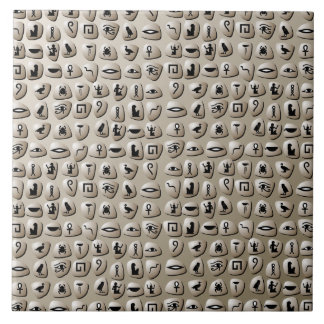 Egyptisch Hieroglyphics Stones Pattern Tegeltje