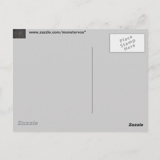 Egyptisch Hieroglyphs Briefkaart (Achterkant)