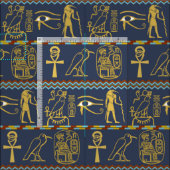 Egyptisch Hieroglyphs oog van Horus Tile Pattern Stof (Delen)