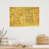 Egyptisch hieroglyphs Poster (Keuken)
