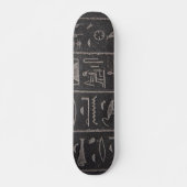 Egyptisch Hieroglyphs Skateboard (Voorkant)