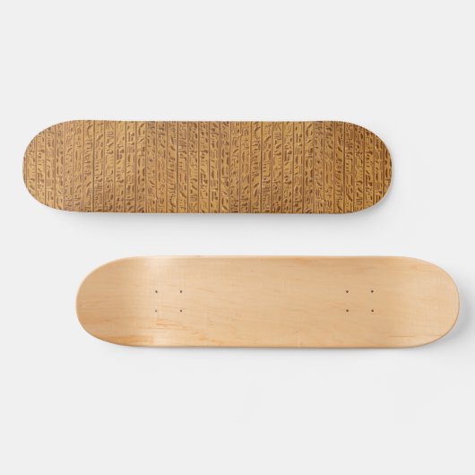 Egyptisch Hieroglyphse Skateboard (Horizontaal)