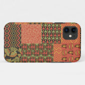 Egyptisch Hoesje van de Faux Patchwork iPhone 5/5  (Achterkant (horizontaal))