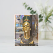 Egyptisch hoofd briefkaart (Staand voorkant)