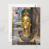 Egyptisch hoofd briefkaart (Voorkant / Achterkant)