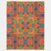 Egyptisch Horus Magick Pyramid Pattern Fleece Deken (Voorkant)