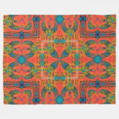 Egyptisch Horus Magick Pyramid Pattern Fleece Deken (Voorkant (Horizontaal))