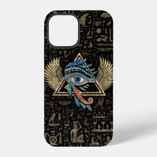 Egyptisch Horus-oog - Wadjet-sieraad iPhone 12 Hoesje