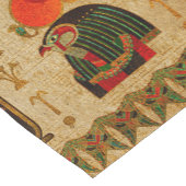 Egyptisch Horus Ornament op Papyrus Korte Tafelloper (Hoek)