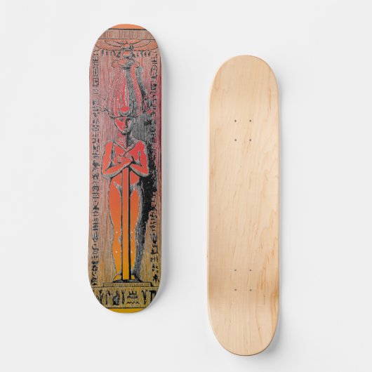 Egyptisch kolomskateboard persoonlijk skateboard (Voorkant)