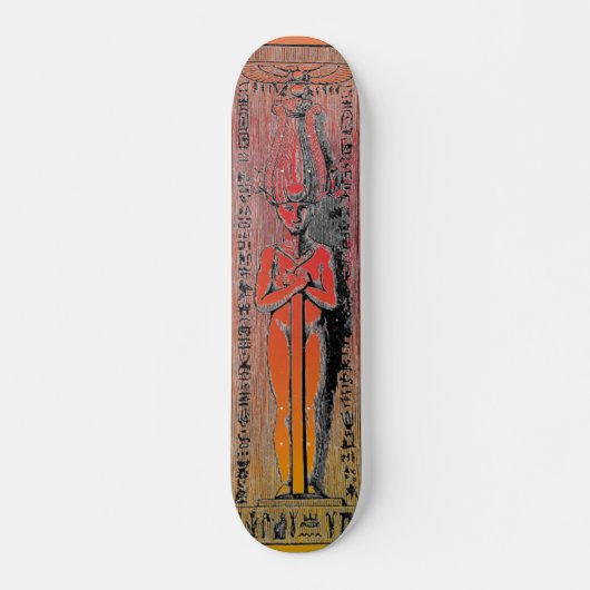 Egyptisch kolomskateboard persoonlijk skateboard (Voorkant)