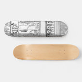 Egyptisch kolomskateboard skateboard (Horizontaal)