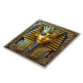 Egyptisch Koninklijk Gouden Masker -Tutankhamun Tegeltje (Zijkant)