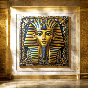 Egyptisch Koninklijk Gouden Masker -Tutankhamun Tegeltje