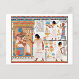 Egyptisch koninklijk ontwerp briefkaart
