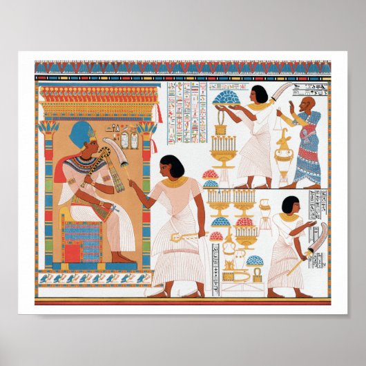 Egyptisch koninklijk ontwerp poster (Voorkant)