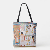 Egyptisch koninklijk ontwerp tote bag (Achterkant)