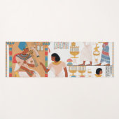 Egyptisch koninklijk ontwerp yogamat (Voorkant (horizontaal))