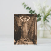 Egyptisch kostuum briefkaart (Staand voorkant)