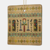 Egyptisch kruis - Ankh Ornament op papyrus (Links)